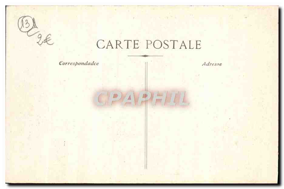 CPA Saint Victor Exterieur de L'Abbaye — Verso