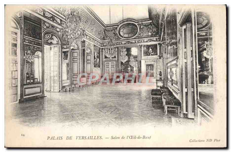 CPA Palais De Versailles Salon de L'Ceil de Boeuf