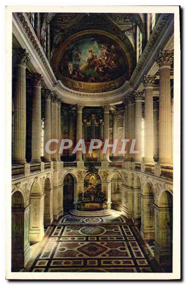 CPA Palais De Versailles Chateau La Chapelle Orgue