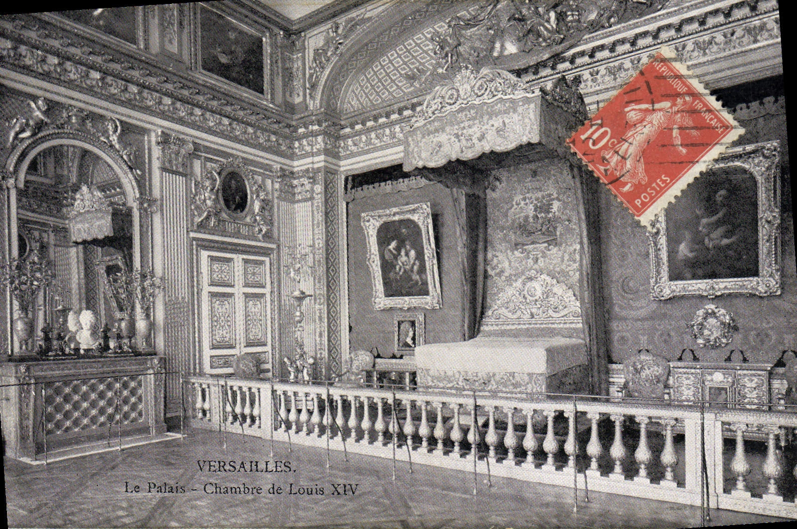 CPA Palais De Versailles Chambre de Louis XIV