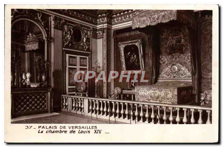 CPA Palais De Versailles La Chambre de Louis XIV
