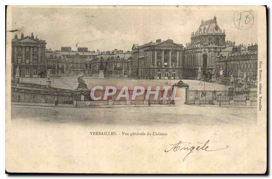Versailles - Vue générale du Château — éditeur Simon Horeau, n°76