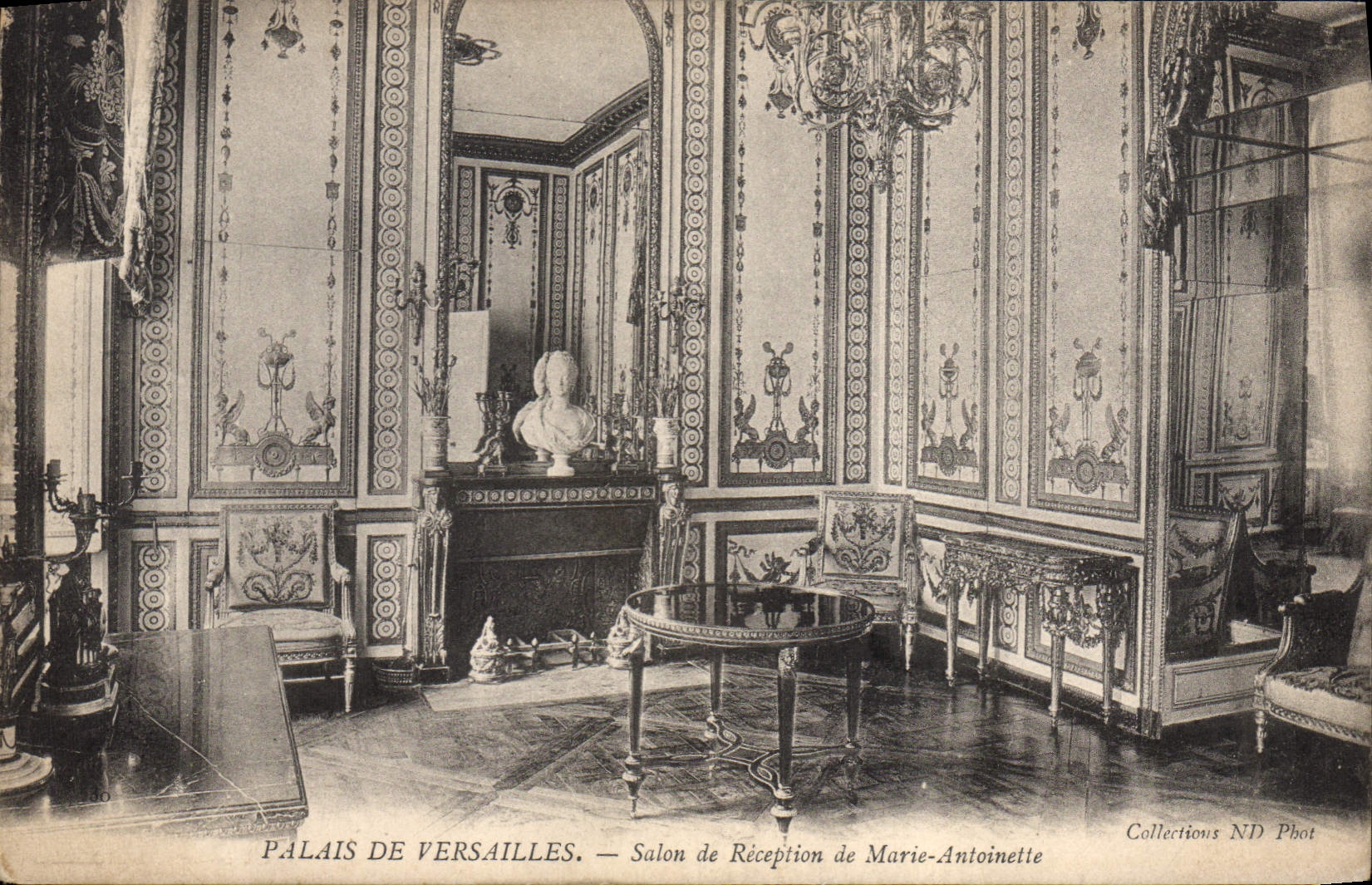 Palais de Versailles — Salon de Réception de Marie-Antoinette — Collections ND Phot