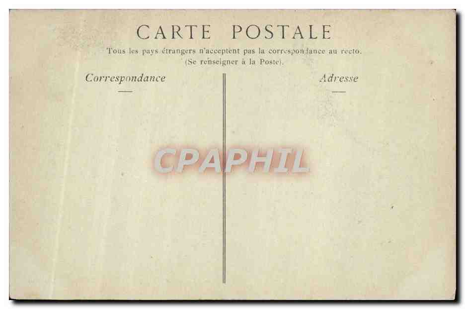 CPA Palais De Versailles Grand Trianon La chambre a coucher de Napoleon 1er — Verso
