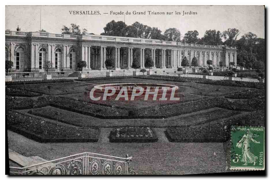 CPA Palais De Versailles Facade du Grand Trianon sur les Jardins
