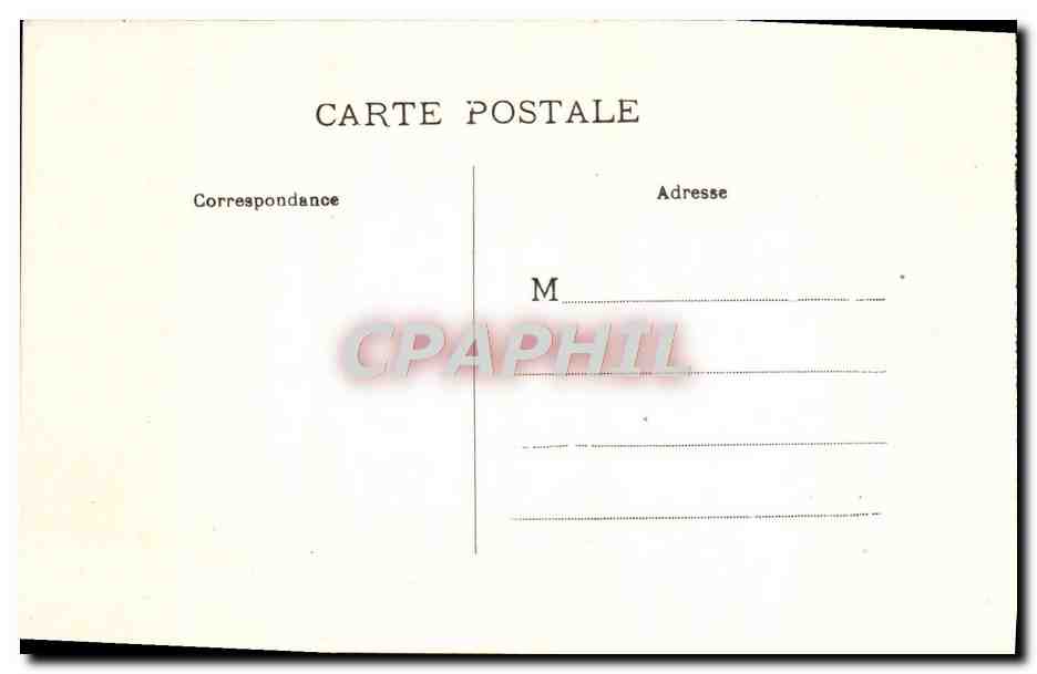CPA Lourdes Le Rosaire pendant la procession du Saint Sacrement — Verso