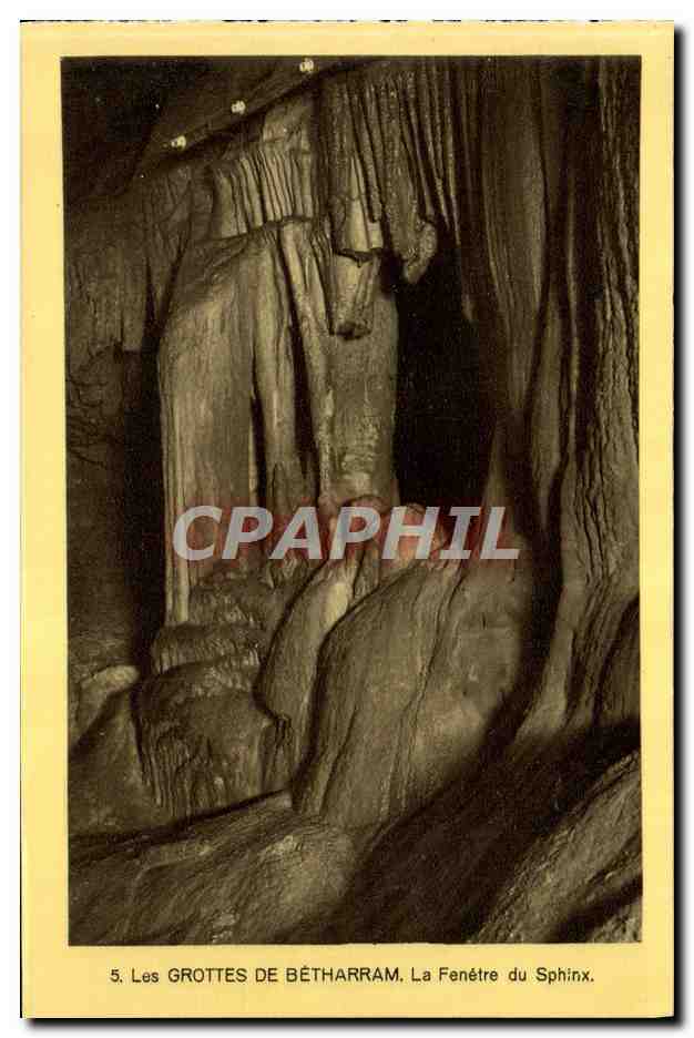 Les Grottes de Bétharram — La Fenêtre du Sphinx — éditeur : CD* des Arts Photomécaniques, Strasbourg-Schiltigheim