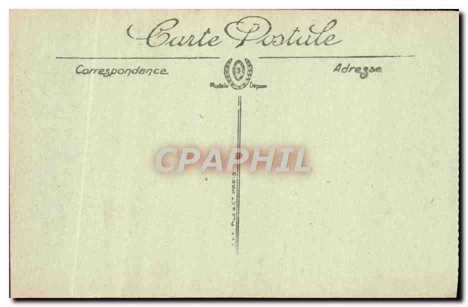 CPA Arras Hotel de ville Militaria — Rückseite