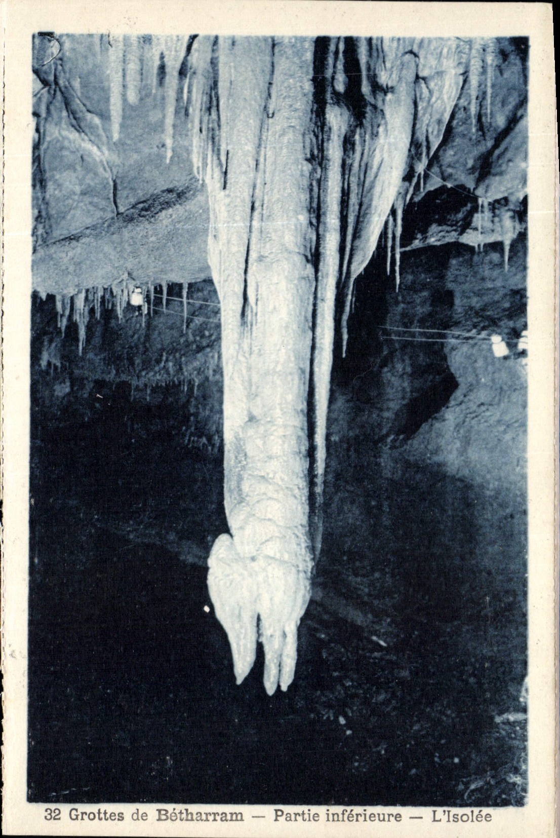 Grottes de Bétharram — Partie inférieure — L'Isolée