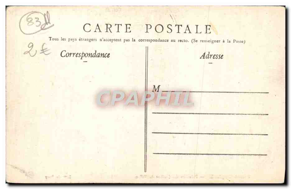 Saint-Raphaël — Palmiers des Jardins de Villas — Mme de Suzy — Rückseite