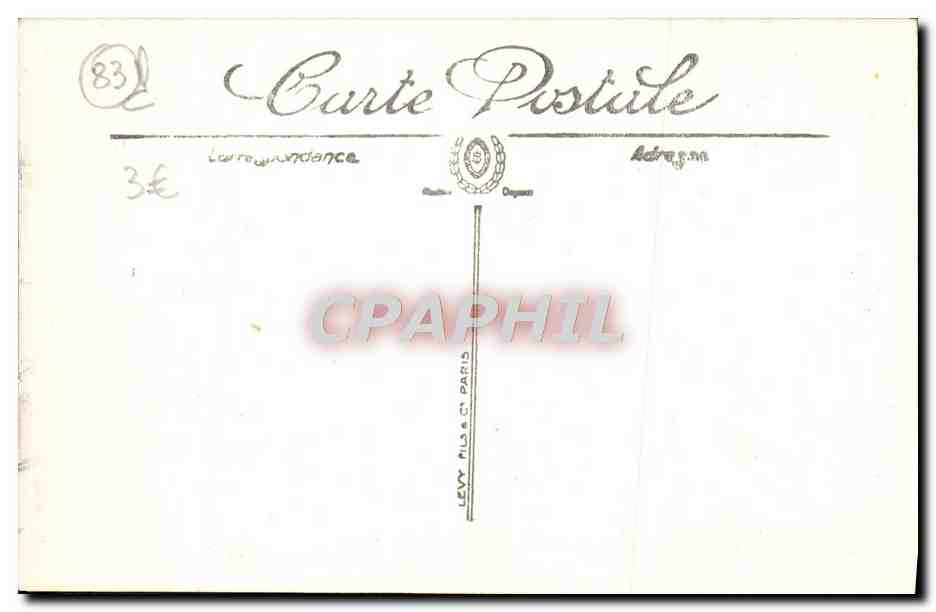 Saint-Raphaël — Boulevard Félix-Martin and the Quays — Publisher: Levy & Cie, Paris, No. 21 — Back