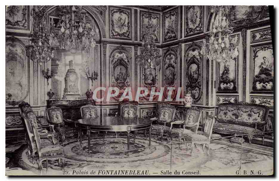 Palazzo di FONTAINEBLEAU — Sala del Consiglio — G. B. N. G. n°29
