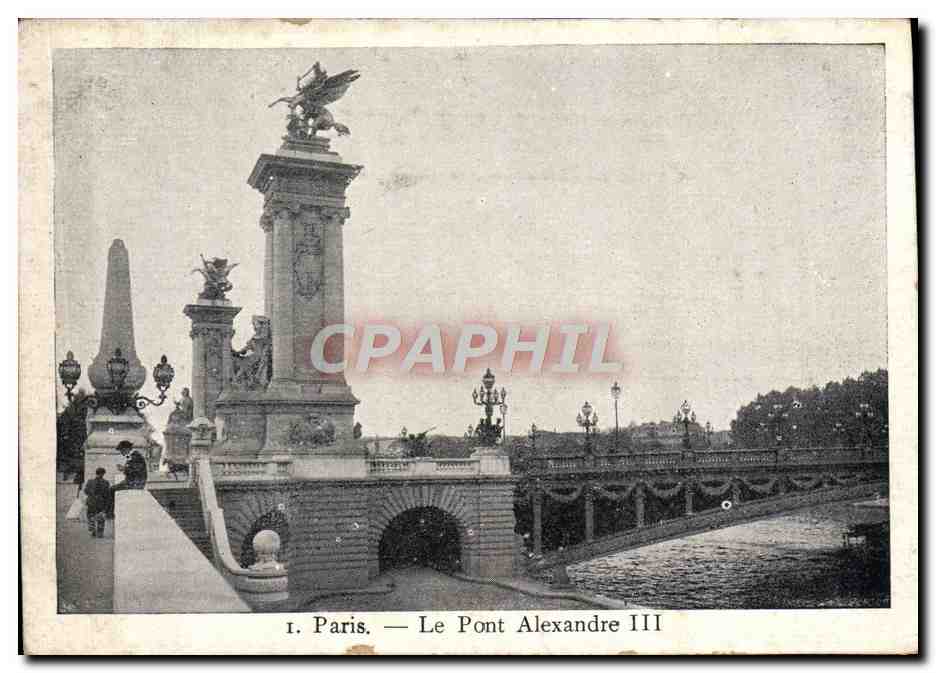 CPA Paris Le Pont Alexandre III