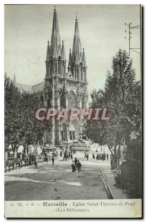 Marseille : Église Saint-Vincent-de-Paul (Les Réformés) — G. M. - 8