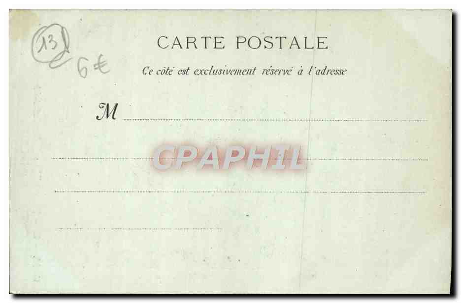 Marseille : Église Saint-Vincent-de-Paul (Les Réformés) — G. M. - 8 — Verso