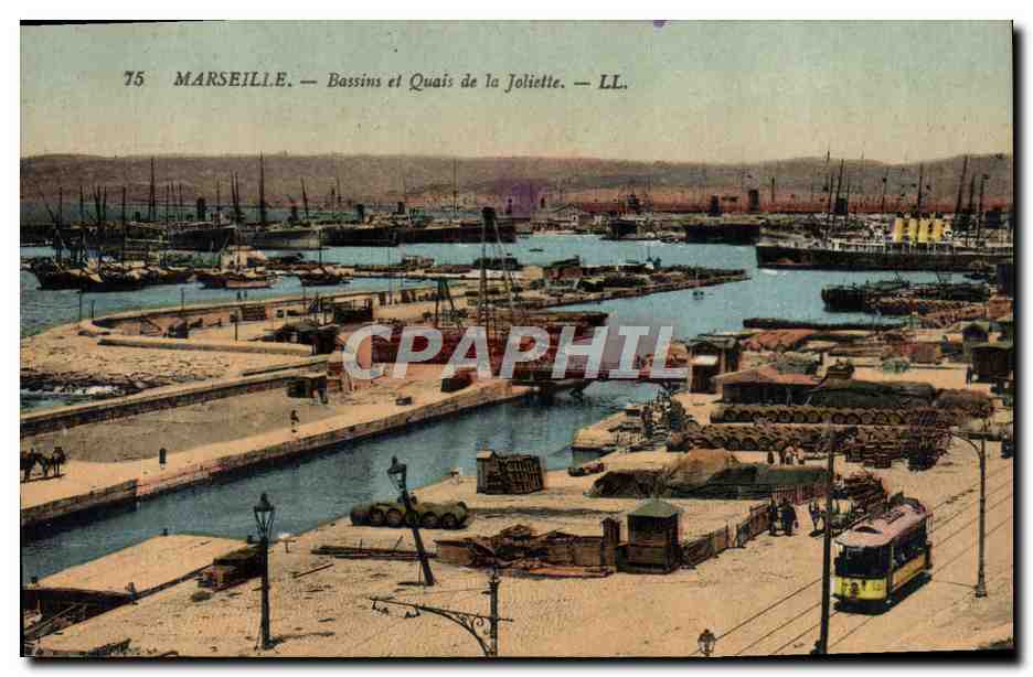 CPA Marseille Bassin et Quais de la Joliette