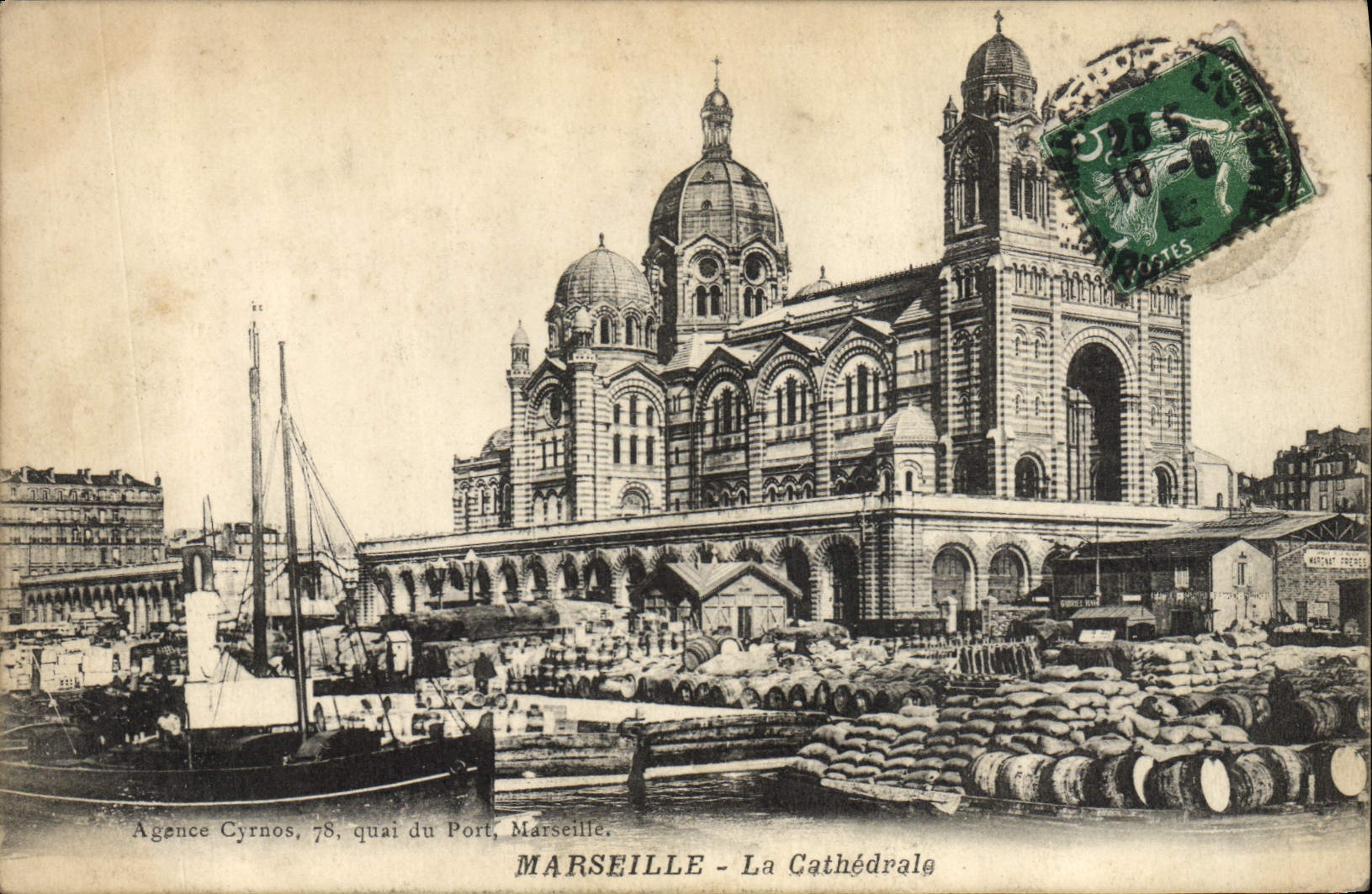 CPA Marseille La Cathedrale