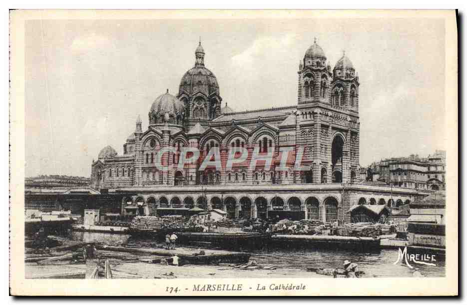 CPA Marseille La Cathedrale
