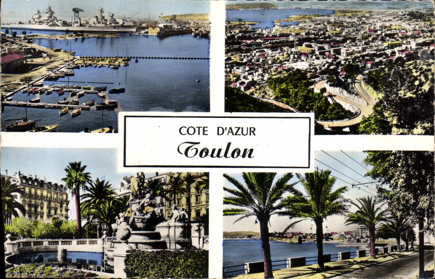 Côte d'Azur — Toulon — Éditions ARISCOL — n° 2002 - Recto