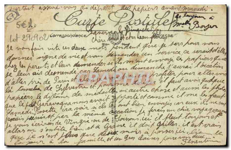 CPA Saverne Vue Generale — Rückseite