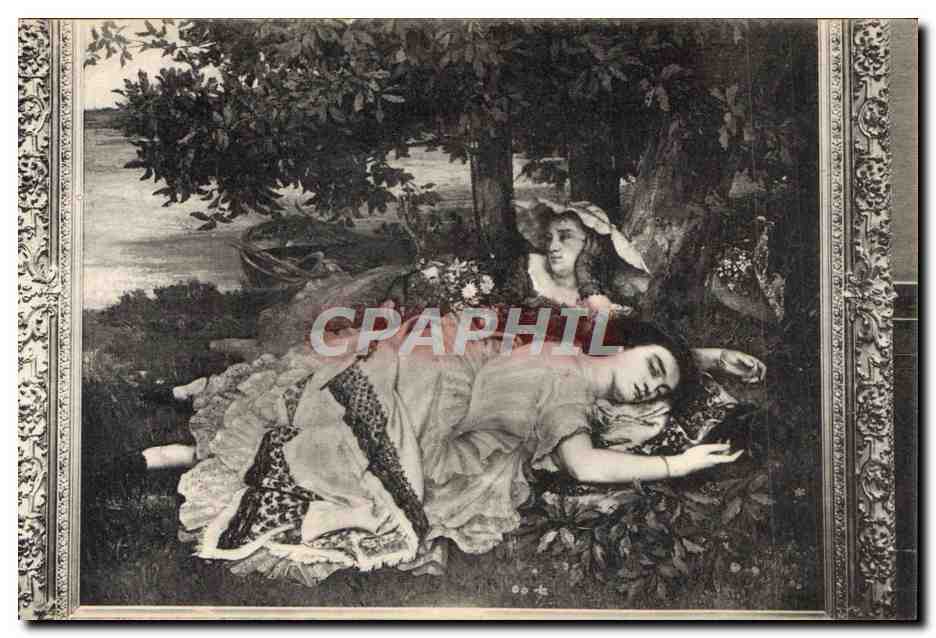 CPA Palais Des Beaux Arts De La Ville De Paris Les demoiselles des bords de la Seine Courbet 