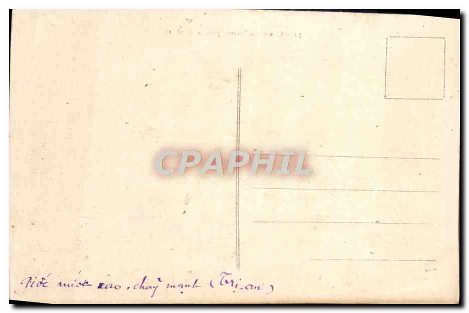 CPA Chutes De Trians pres de Bienhoa  — Rückseite
