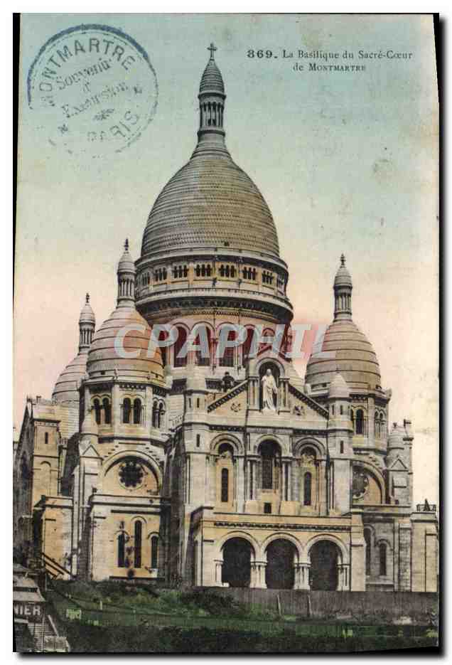 CPA Paris La Basilique Du Sacre Coeur 