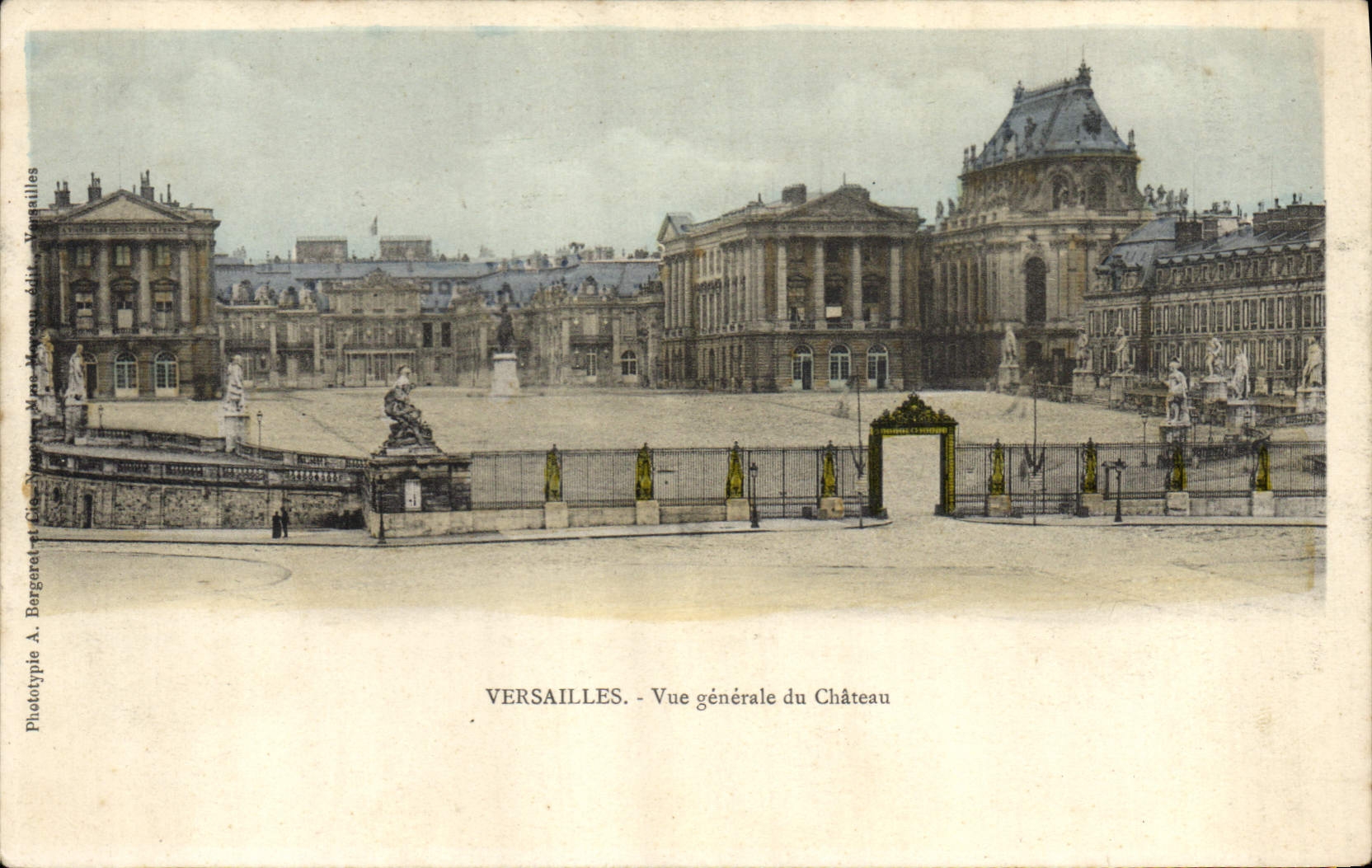 Versailles - Vue générale du Château — Phototype A. Bergeret & Cie, Versailles