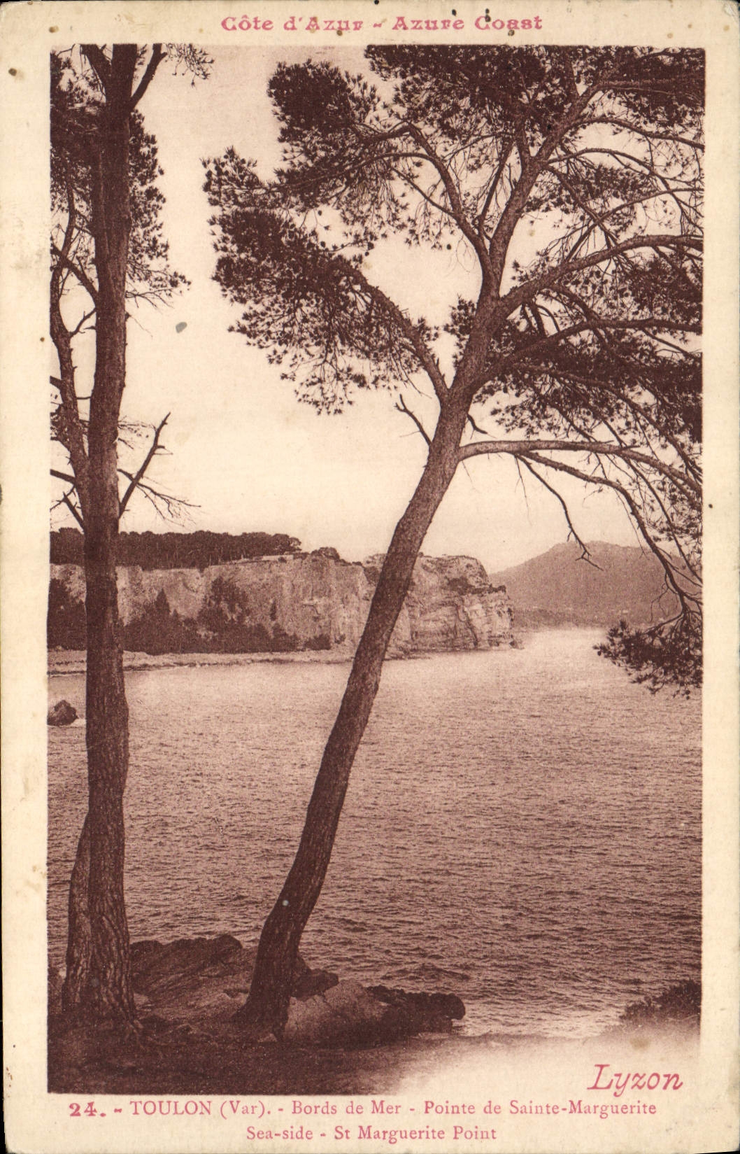 CPA Toulon Bords De Mer Pointe De Sainte Marguerite