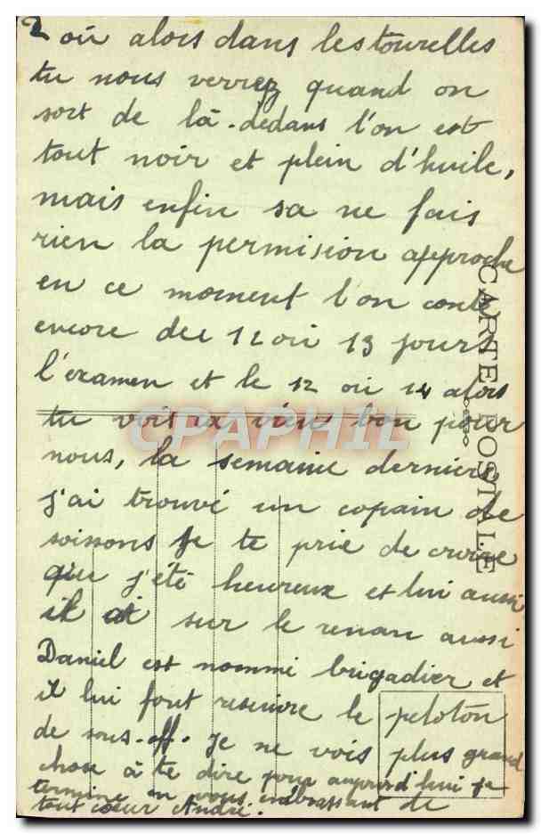 CPA Toulon Place De La Liberte Les Jardins — Verso