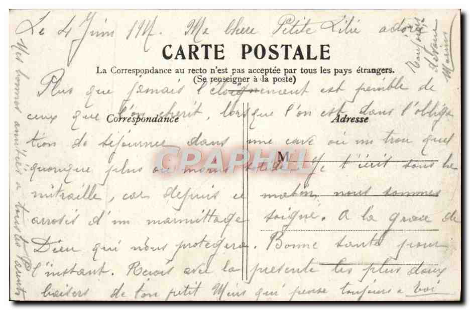 CPA Paris Le Grand Palais — Rückseite
