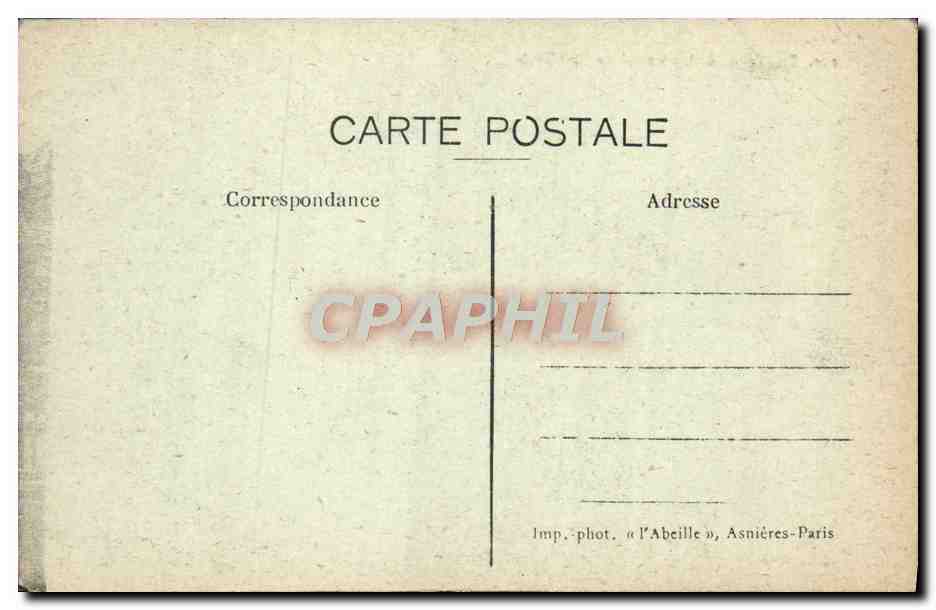 CPA Paris L'Opera Vu De La Rue Scribe — Rückseite