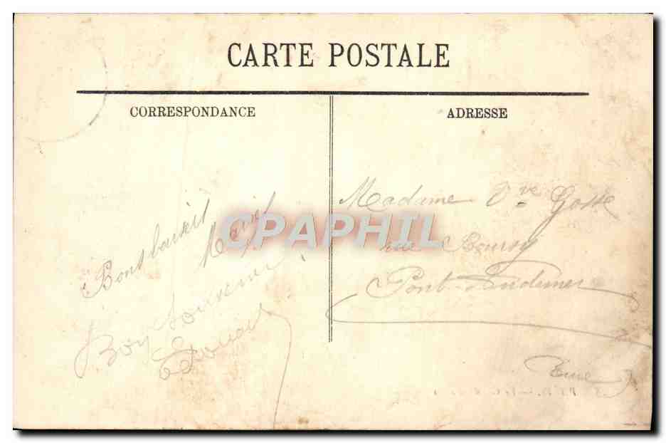 CPA Paris Le Grand Palais — Verso