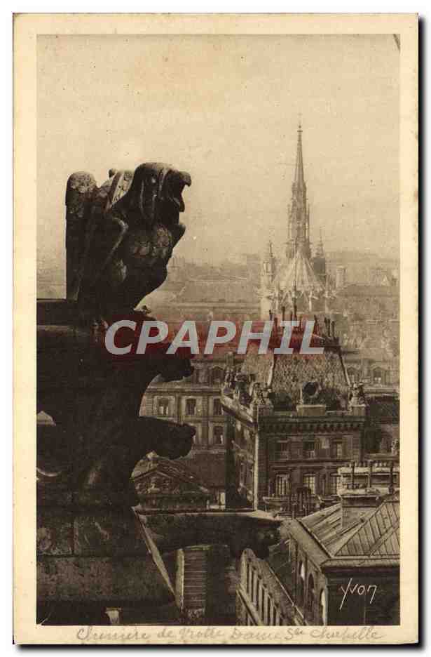 CPA Chimere De Notre Dame Et Sainte Chapelle Paris