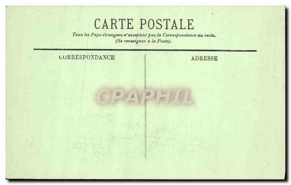 CPA Paris La Facade De Notre Dame — Verso