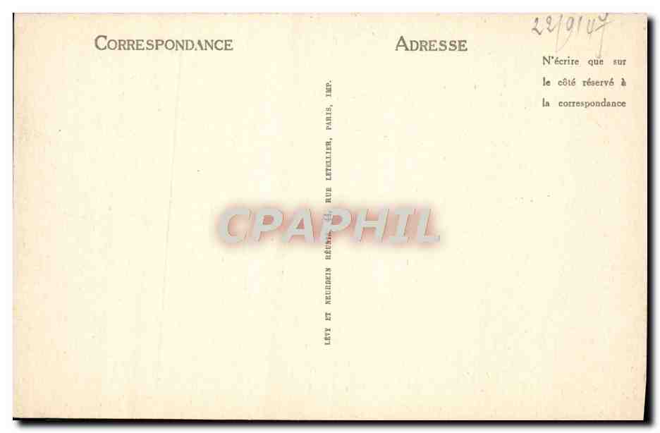 CPA Paris Notre Dame Pourtour Du Choeur — Verso
