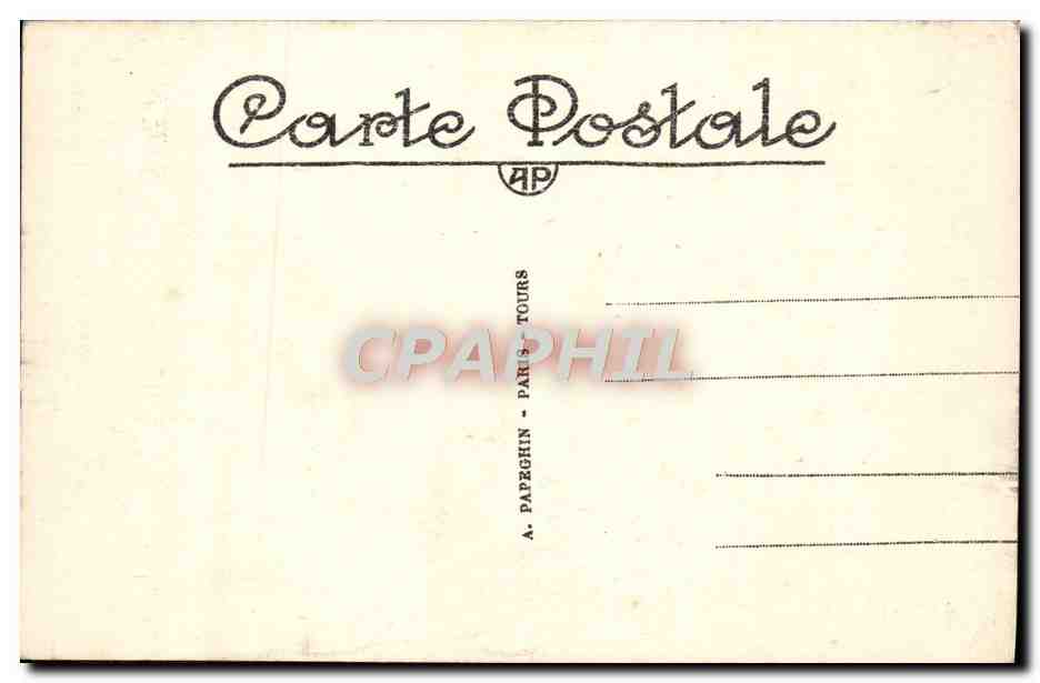 CPA Paris Le Lac Du Bois De Boulogne — Verso