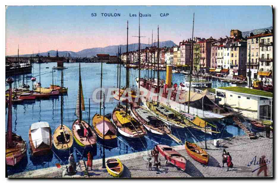 Toulon - Les Quais - CAP — édition Adia, n° 53