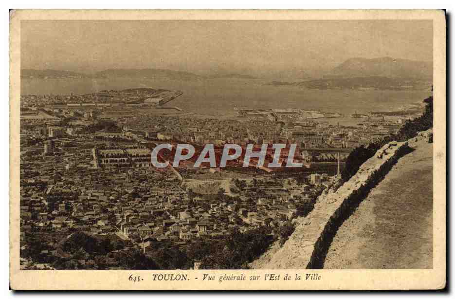 Toulon - Vue générale sur l'Est de la Ville — Éditions Léon Barra, n° 645