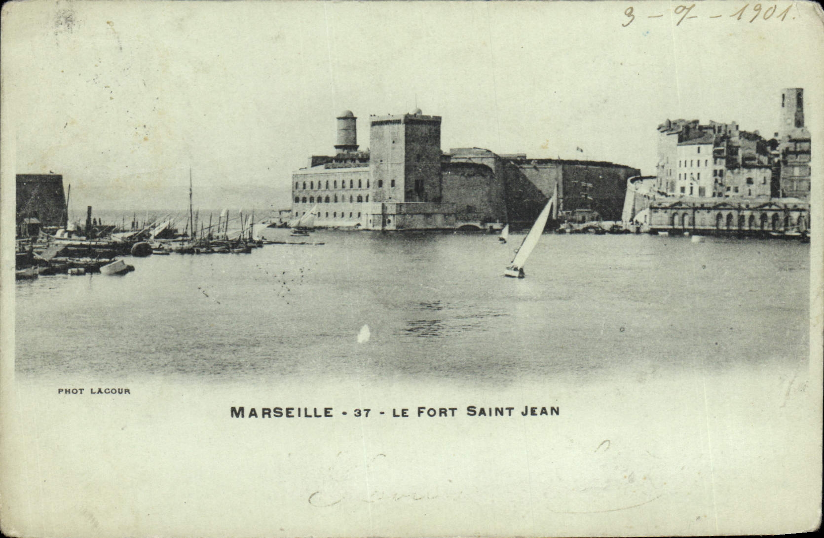 CPA Marseille Le Fort Saint Jean