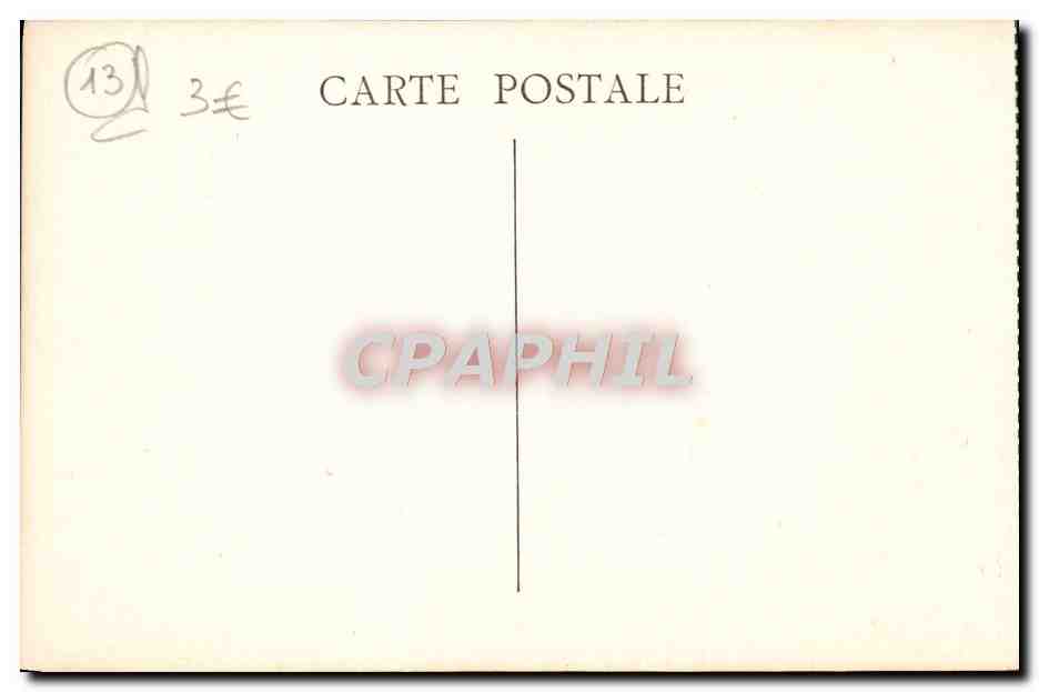 CPA Marseille La Place Castellane Fontain Cantini Et ND De La Garde — Rückseite