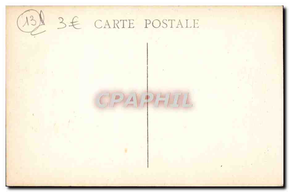 CPA Marseille Escalier Monument De La Gare St Charles — Rückseite
