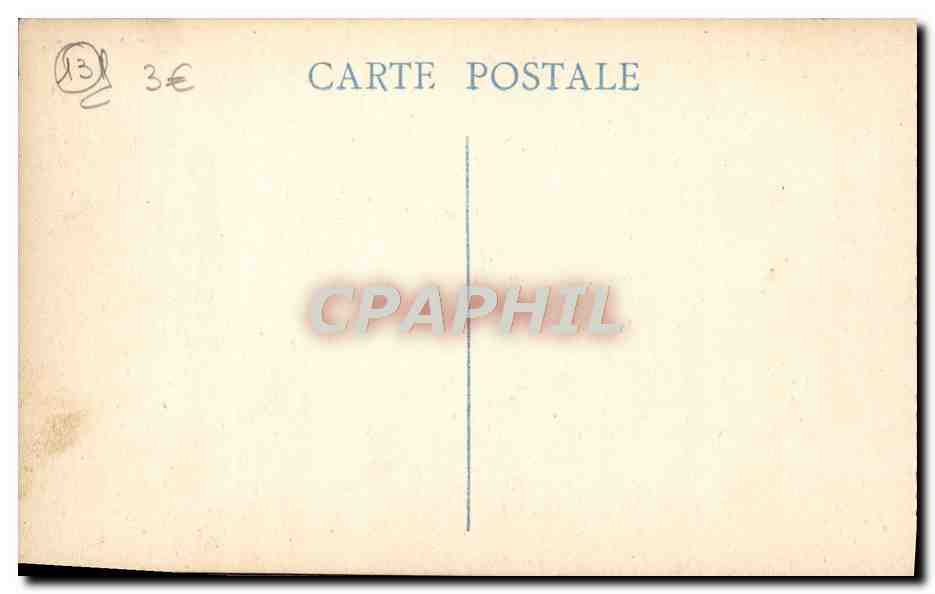 CPA Marseille Escalier Monument De La Gare St Charles — Rückseite