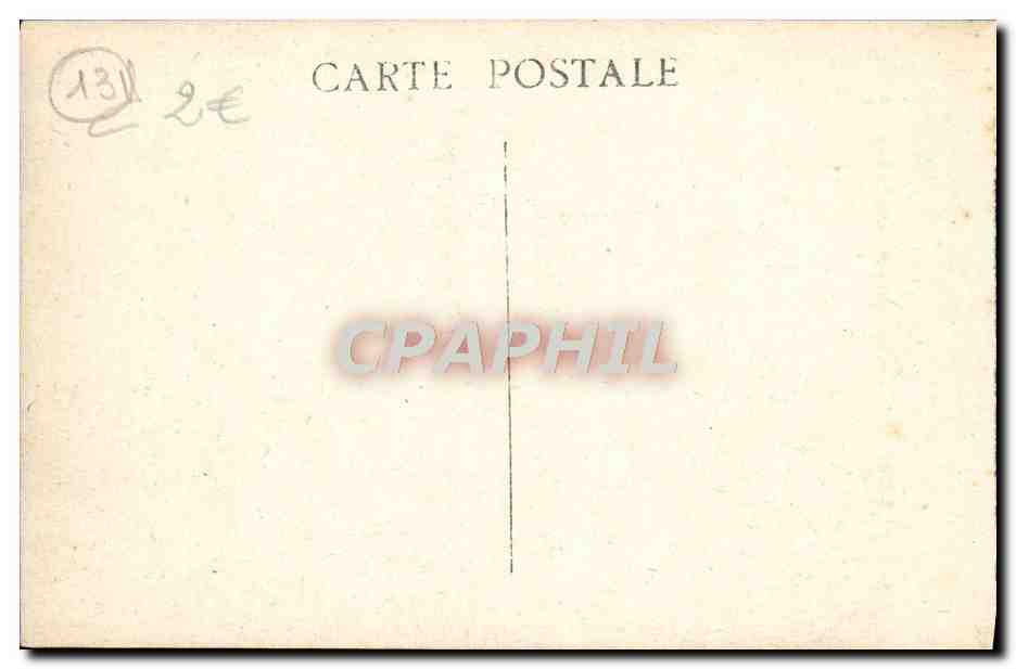CPA Marseille Gare Et Escalier Monumental de la gare St Charles — Rückseite