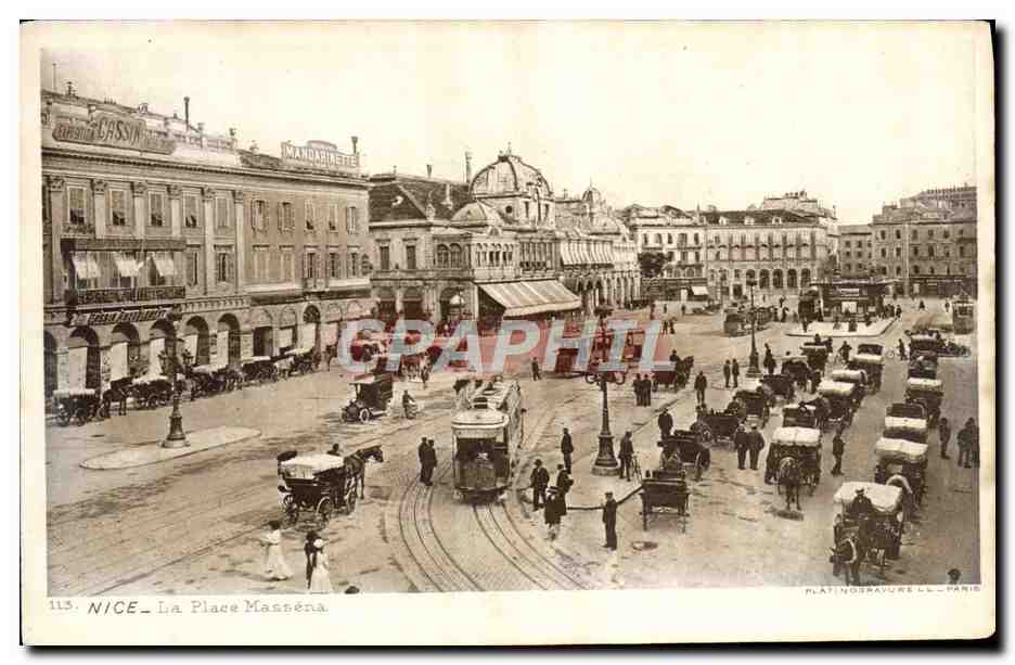 CPA Nice La Place Massena