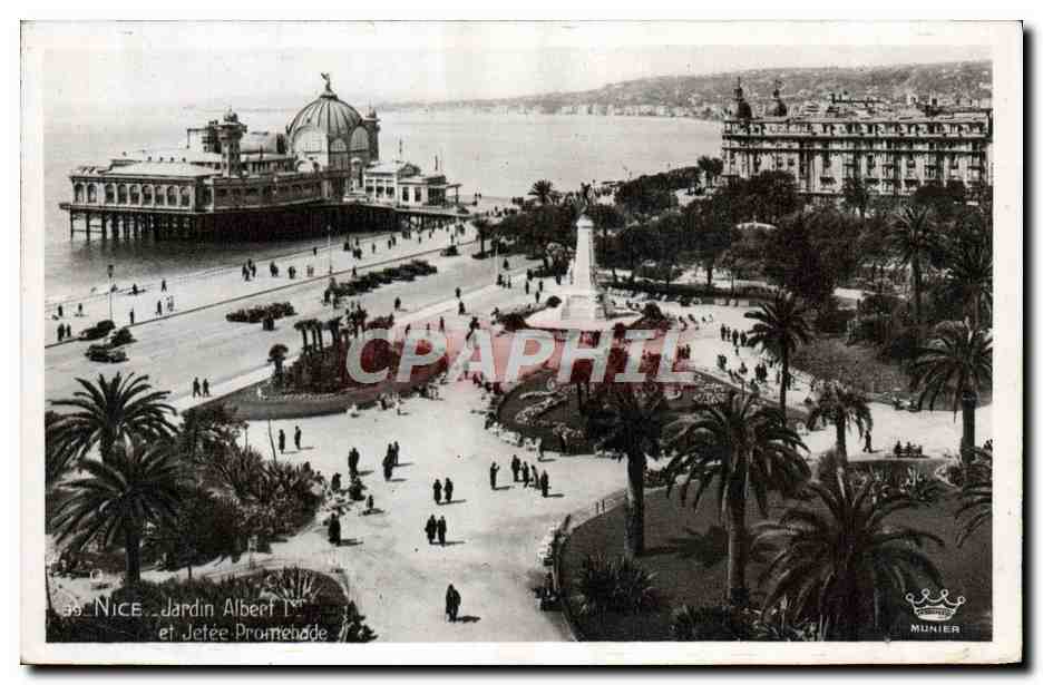 CPA Nice Jardin Albert 1er Et Jetee promenade