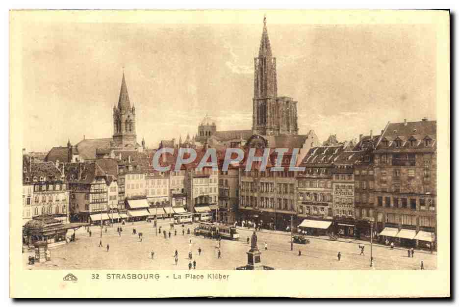 CPA Strasbourg La Place Kleber