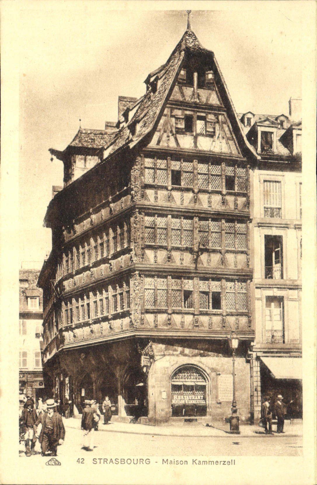 CPA Strasbourg Maison Kammerzell