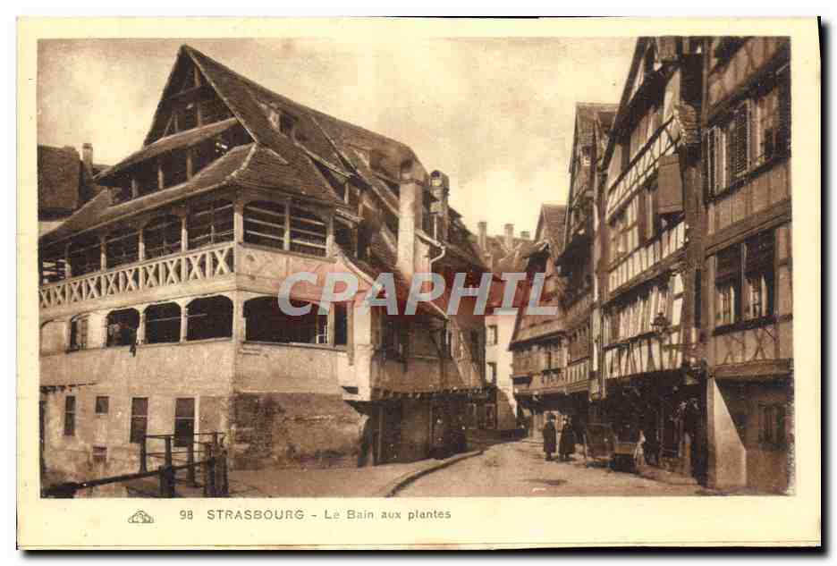 CPA Strasbourg Le Bain Aux Plantes