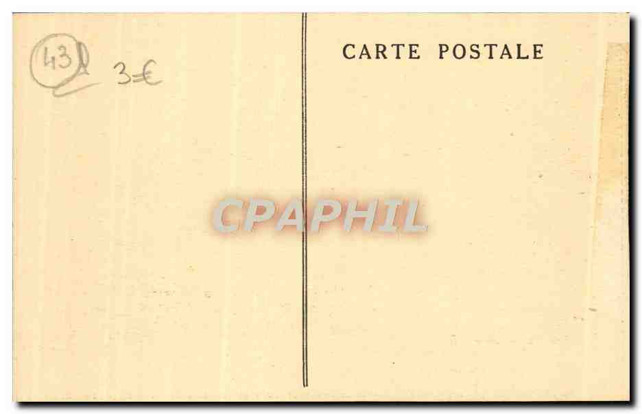 CPA La Chaise Dieu Interieur de l'eglise Les stalles et les tapisseries — Rückseite